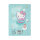 Schulheft A5,32,liniert, Design 3, HK pastell-pink VE6