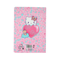 Schulheft A5,32,kariert, Design 1, HK pastell-pink VE6