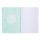 Schulheft A5,32,kariert, Design 1, HK pastell-pink VE6