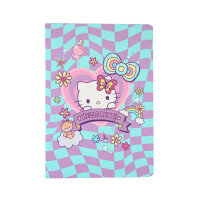 Schulheft A5,32,kariert, Design 2, HK pastell-pink VE6