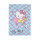 Schulheft A5,32,kariert, Design 2, HK pastell-pink VE6