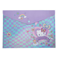 Dokumenten-Kuvert DIN A4 mit Druckknopf – Hello Kitty