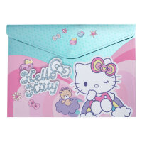 Dokumenten-Kuvert DIN A4 mit Druckknopf – Hello Kitty