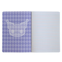 Schulheft A5,32,kariert, Design 2, Kuromi VE6