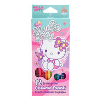 Dreikant-Buntstifte – Hello Kitty