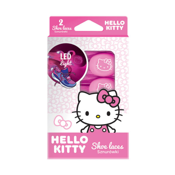 LED-Schnürsenkel Pink – Hello Kitty
