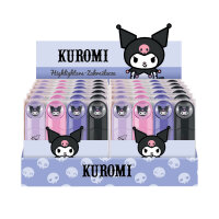 Textmarker 4 Farben, Kuromi Displ.12 Stk