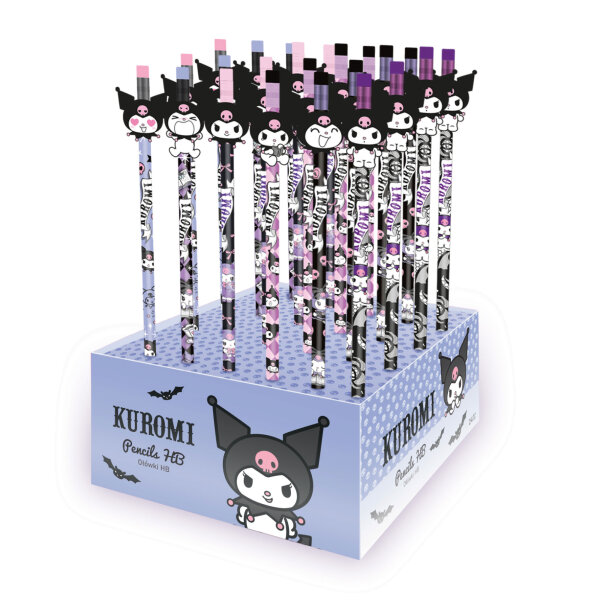 Beistifte m.Tip, Display 24 St. Kuromi